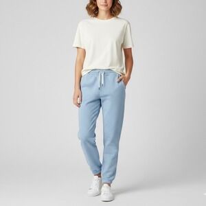 Vuori Women's Laguna Lounge Pants Light Blue Jogger Sweatpants Size Medium